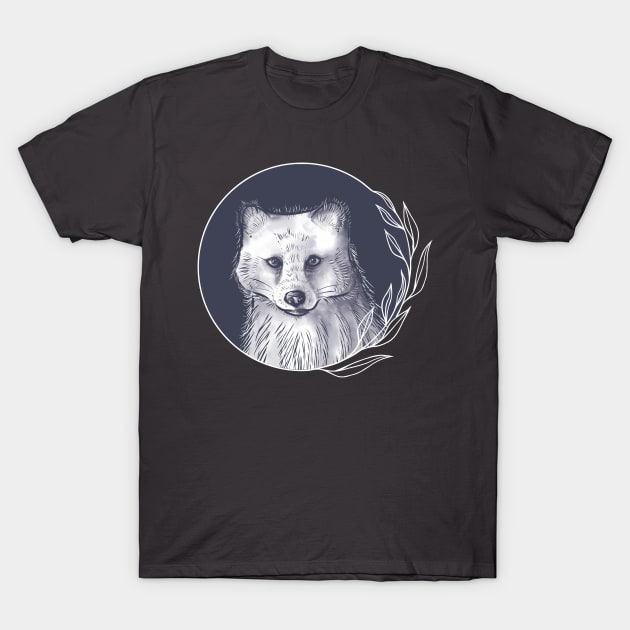 Arctic Fox (Light) T-Shirt by MareveDesign